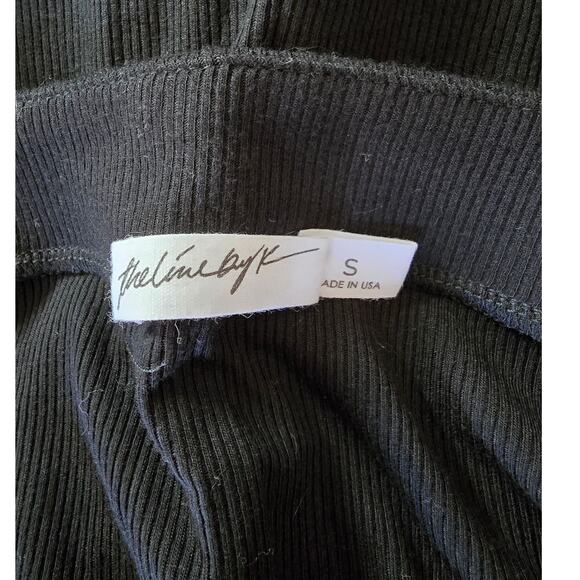 The Line by K Black Off Shoulder Button Front Bodysuit Size S NWOT - Picture 4 of 4